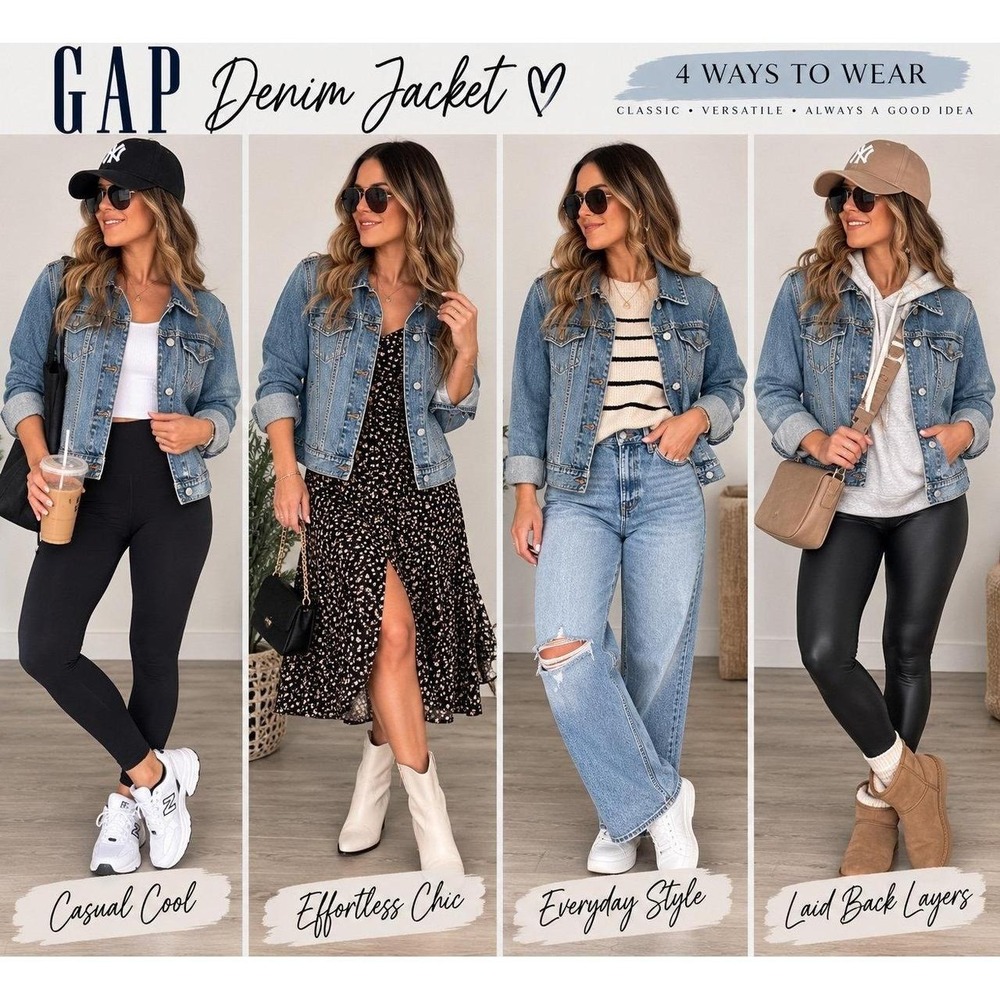 GAP Denim Jacket (Women's Medium)